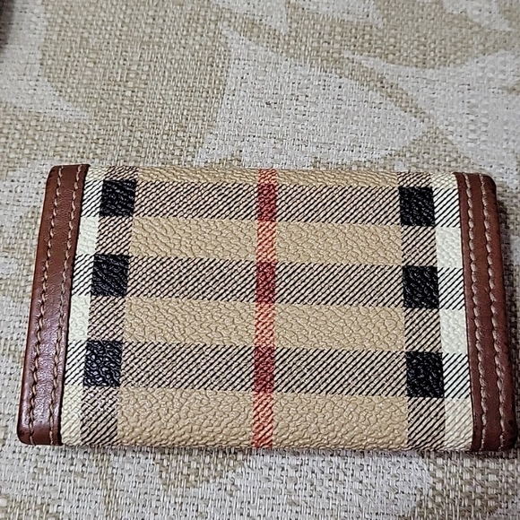 BURBERRYS VINTAGE KEYHOLDER NOVA CHECK ECU - Picture 2 of 8